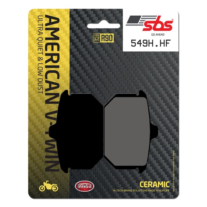 SBS - placute frana 549H.HF - American V-Twin [Ceramic]