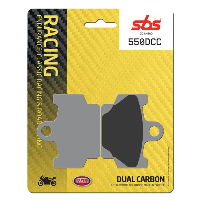 SBS - placute frana 550DCC - Classic Racing [Dual Carbon]