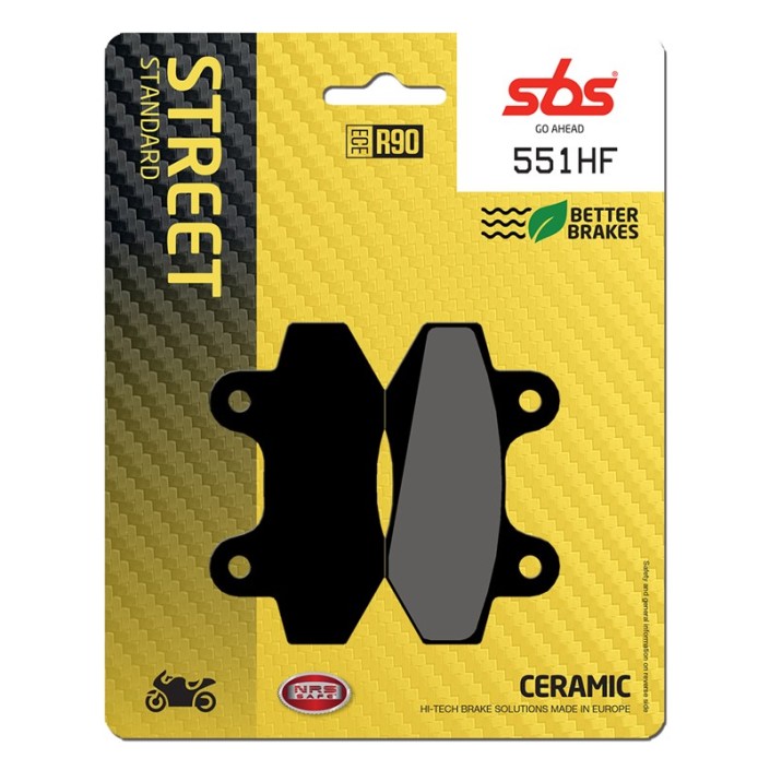 SBS - placute frana 551HF [103HF] - Street [Ceramic]