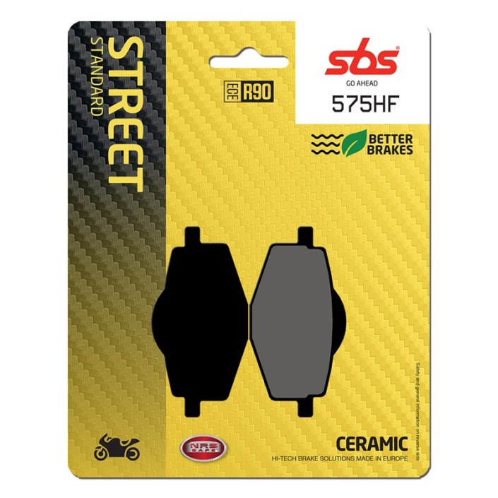 SBS - placute frana 575HF [107HF] - Street [Ceramic]