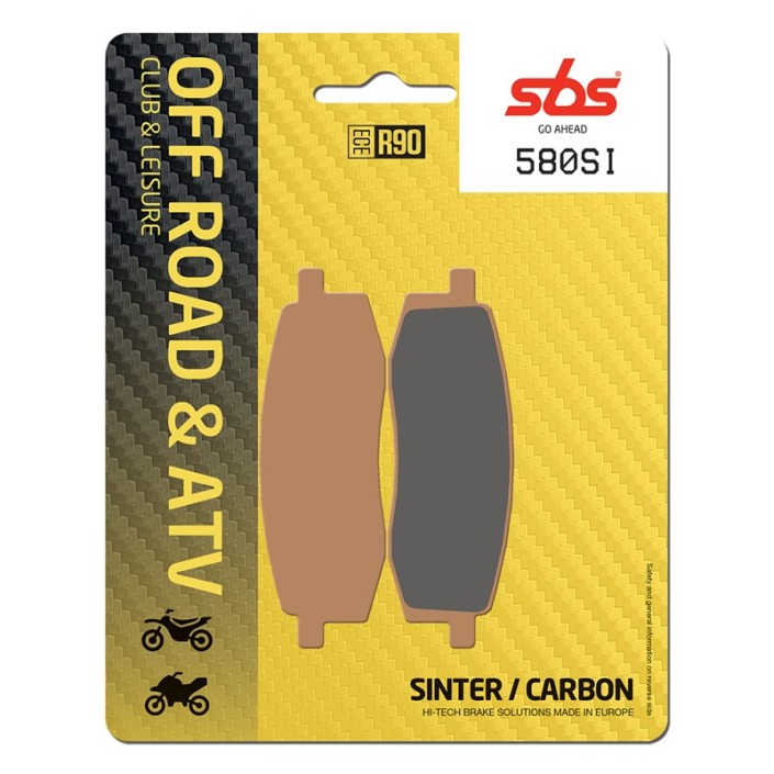 SBS - placute frana 580SI - Offroad & ATV [Sinter / Carbon]