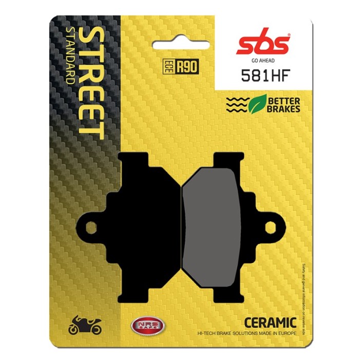 SBS - placute frana 581HF - Street [Ceramic]
