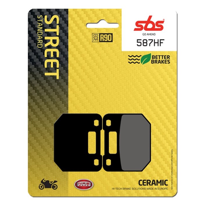 SBS - placute frana 587HF - Street [Ceramic]