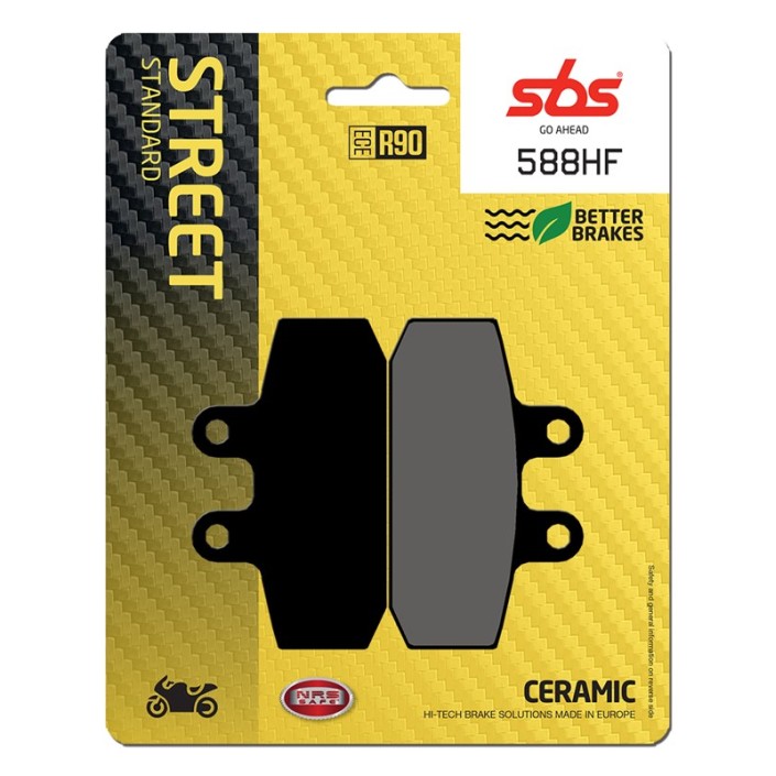 SBS - placute frana 588HF [108HF] - Street [Ceramic]