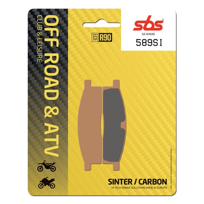 SBS - placute frana 589SI - Offroad & ATV [Sinter / Carbon]
