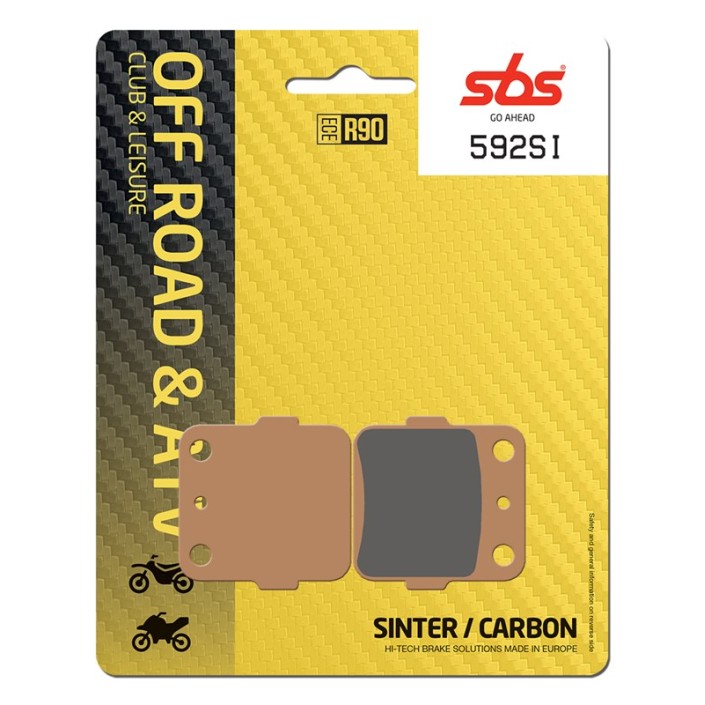 SBS - placute frana 592SI - Offroad & ATV [Sinter / Carbon]