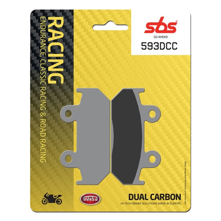 SBS - placute frana 593DCC - Classic Racing [Dual Carbon]