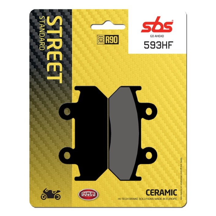 SBS - placute frana 593HF - Street [Ceramic]