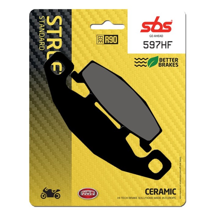 SBS - placute frana 597HF - Street [Ceramic]