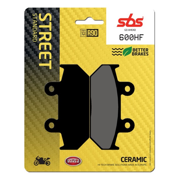 SBS - placute frana 600HF - Street [Ceramic]