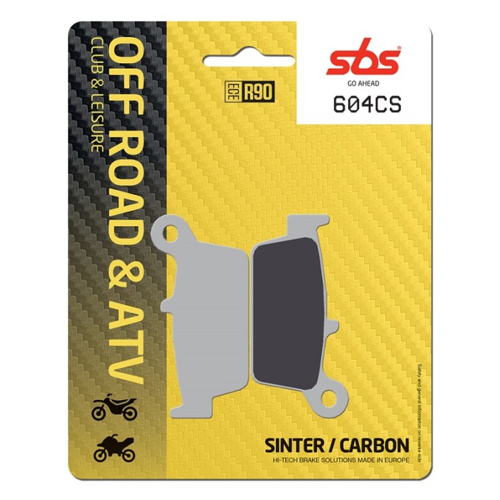 SBS - placute frana 604CS - Offroad & ATV [Sinter / Carbon]