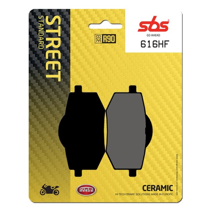 SBS - placute frana 616HF - Street [Ceramic]