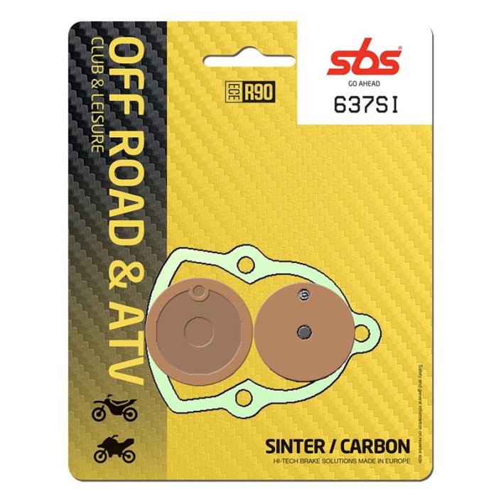 SBS - placute frana 637SI - Offroad & ATV [Sinter / Carbon]