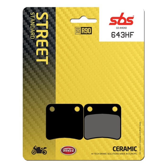 SBS - placute frana 643HF - Street [Ceramic]
