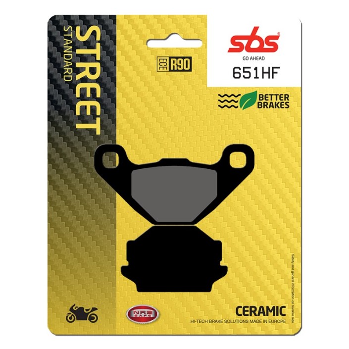 SBS - placute frana 651HF - Street [Ceramic]
