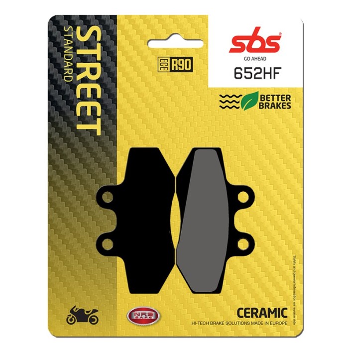 SBS - placute frana 652HF [148HF] - Street [Ceramic]