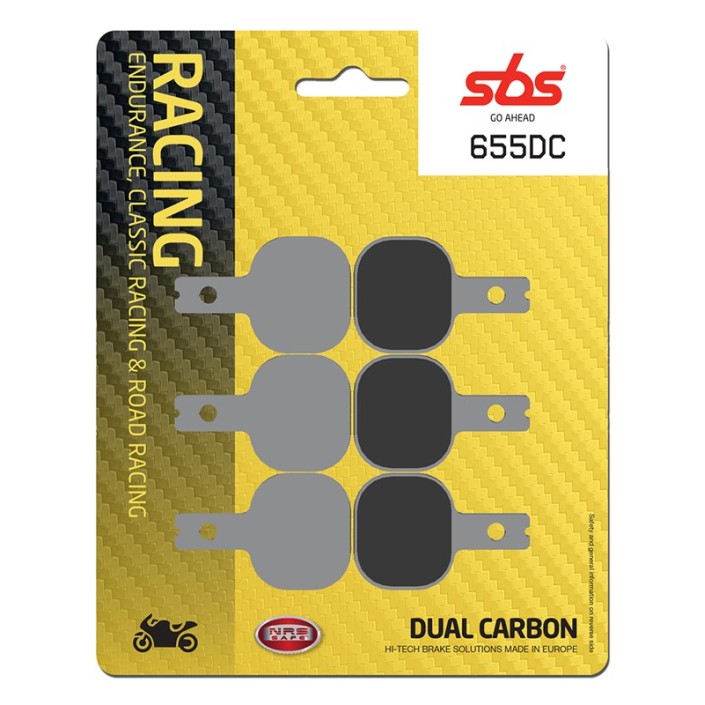 SBS - placute frana 655DC - Racing [Dual Carbon]