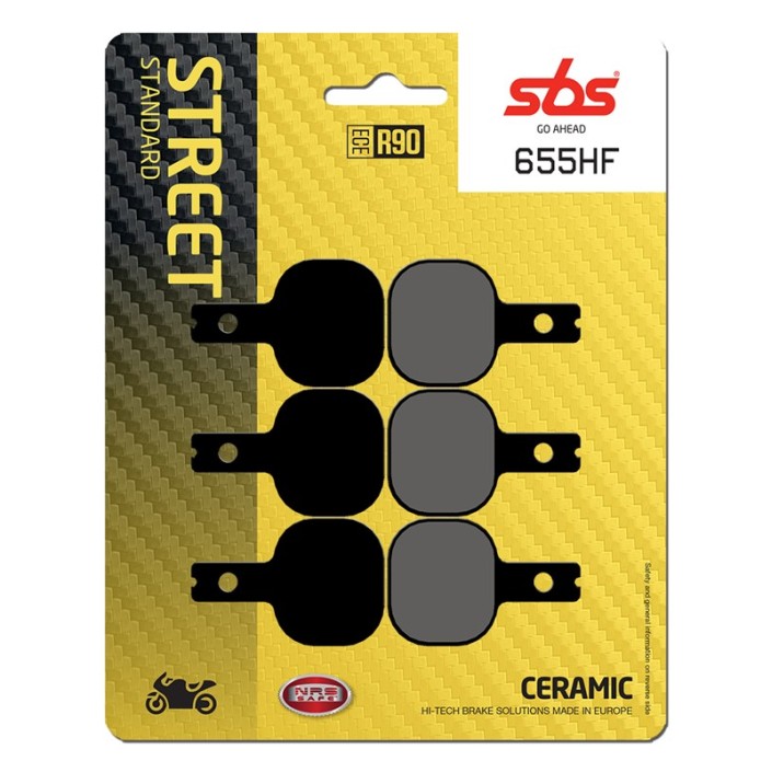 SBS - placute frana 655HF - Street [Ceramic]