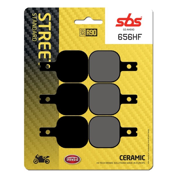 SBS - placute frana 656HF - Street [Ceramic]