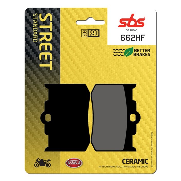 SBS - placute frana 662HF - Street [Ceramic]