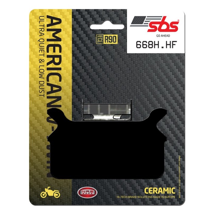 SBS - placute frana 668H.HF - American V-Twin [Ceramic]