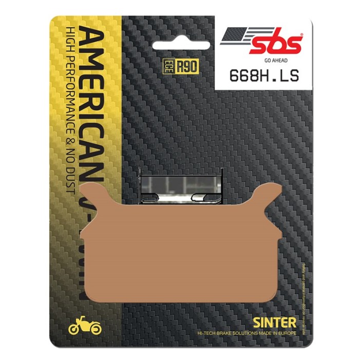 SBS - placute frana 668H.LS - American V-Twin [Sinter]