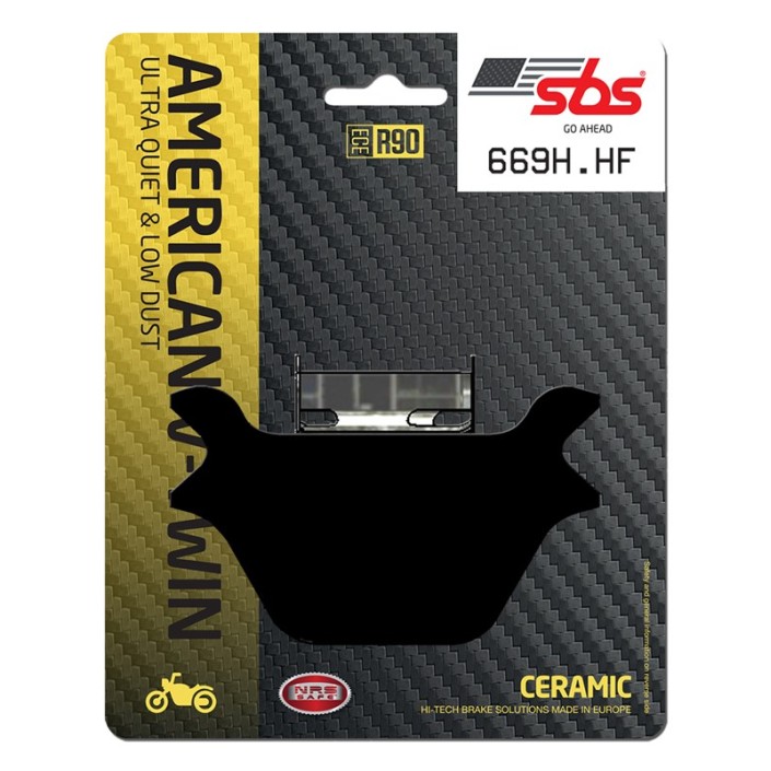 SBS - placute frana 669H.HF - American V-Twin [Ceramic]