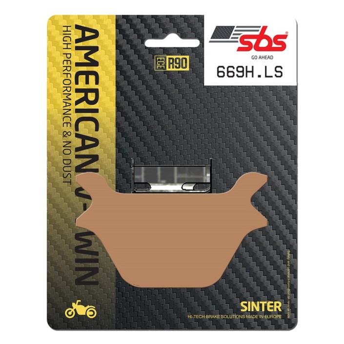 SBS - placute frana 669H.LS - American V-Twin [Sinter]