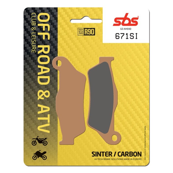 SBS - placute frana 671SI - Offroad & ATV [Sinter / Carbon]