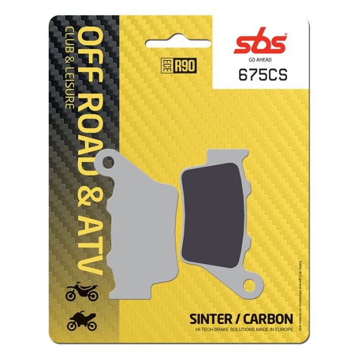 SBS - placute frana 675CS - Offroad & ATV [Sinter / Carbon]
