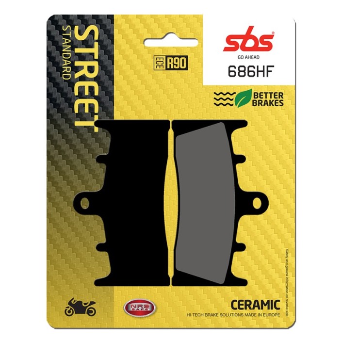SBS - placute frana 686HF - Street [Ceramic]