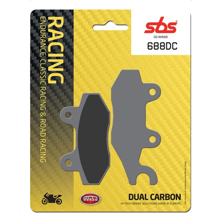 SBS - placute frana 688DC - Racing [Dual Carbon]