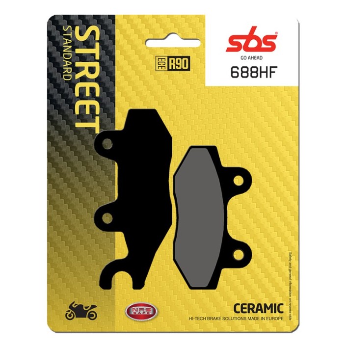 SBS - placute frana 688HF - Street [Ceramic]
