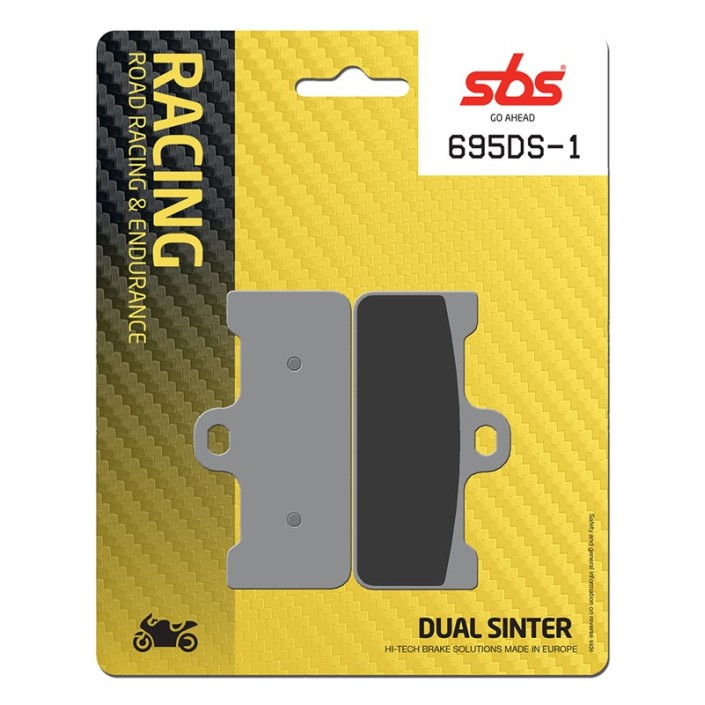 SBS - placute frana 695DS-1 - Racing [Dual Sinter]