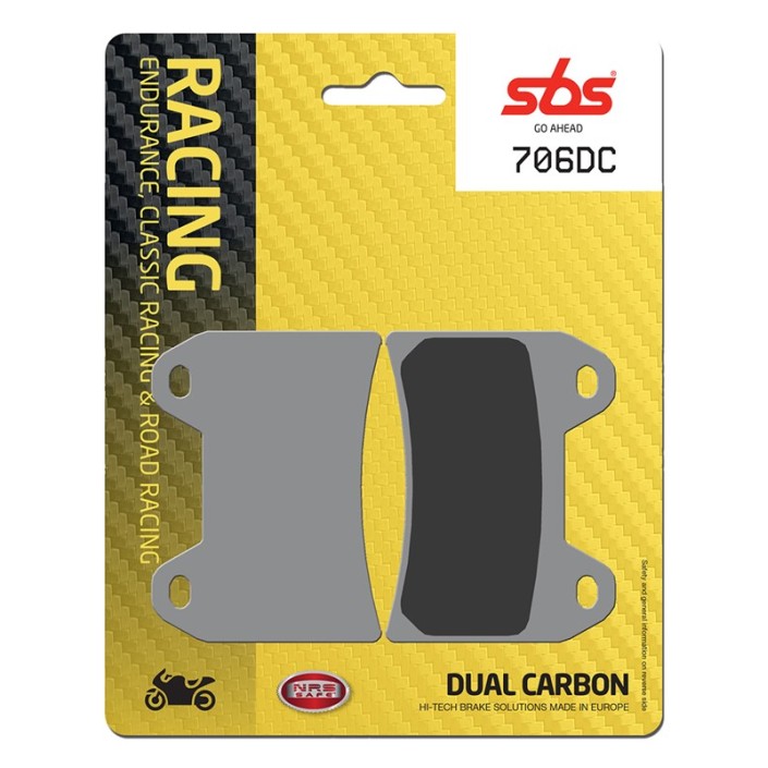 SBS - placute frana 706DC - Racing [Dual Carbon]