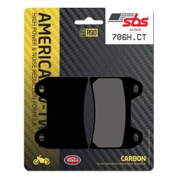 SBS - placute frana 706H.CT - American V-Twin [Carbon]