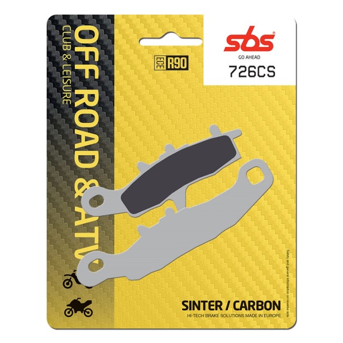 SBS - placute frana 726CS - Offroad & ATV [Sinter / Carbon]