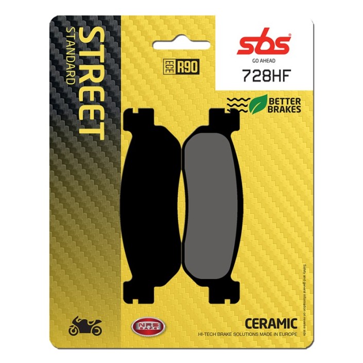 SBS - placute frana 728HF - Street [Ceramic]