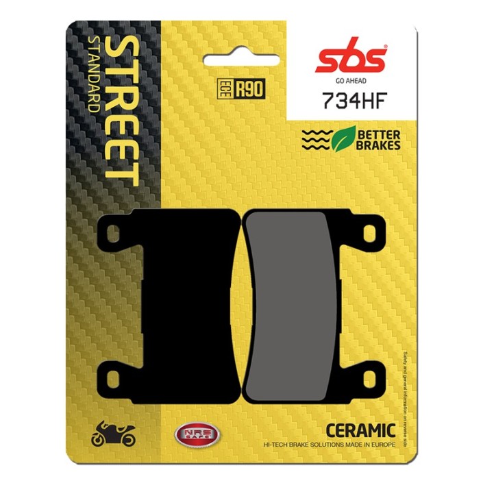 SBS - placute frana 734HF - Street [Ceramic]
