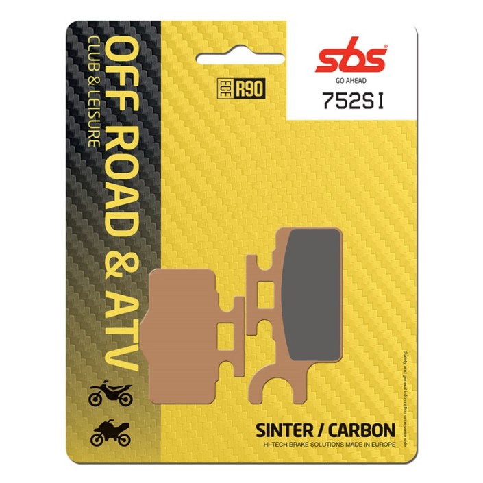 SBS - placute frana 752SI - Offroad & ATV [Sinter / Carbon]