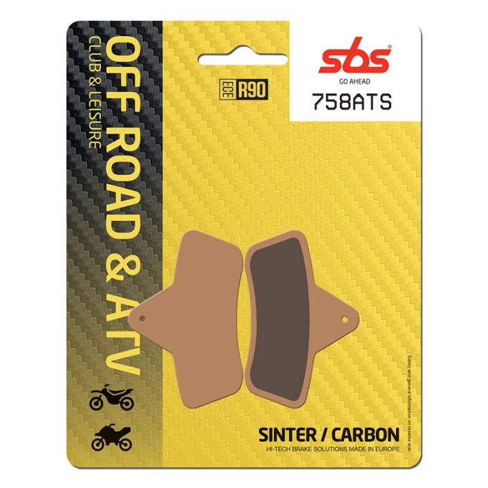 SBS - placute frana 758ATS - Offroad & ATV [Sinter / Carbon]
