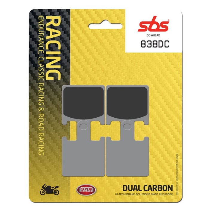 SBS - placute frana 838DC - Racing [Dual Carbon]