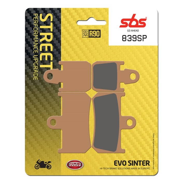 SBS - placute frana 839SP - Street [Evo Sinter]