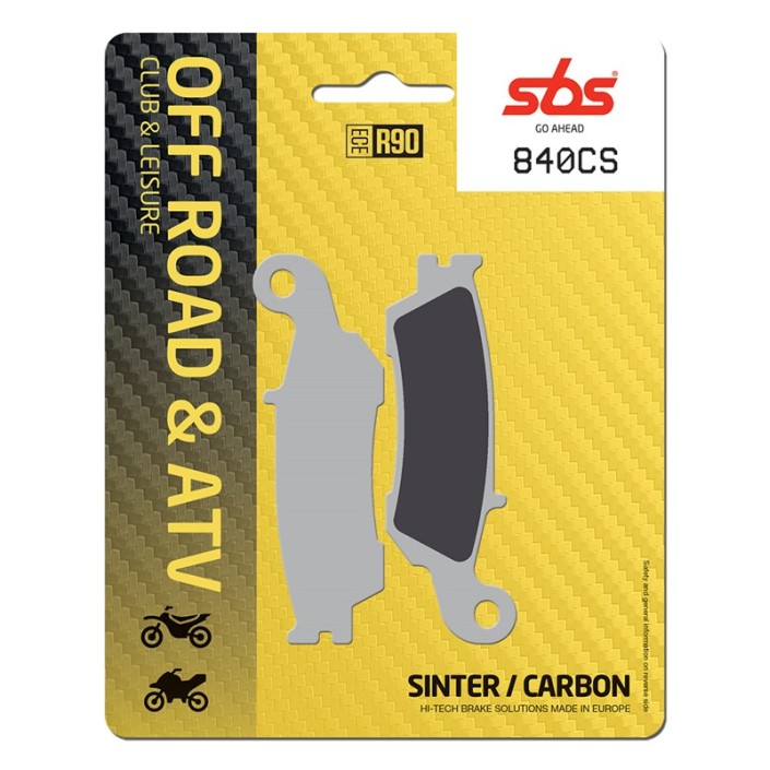 SBS - placute frana 840CS - Offroad & ATV [Sinter / Carbon]