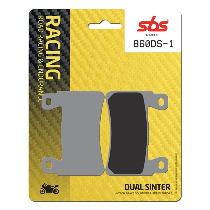 SBS - placute frana 860DS-1 - Racing [Dual Sinter]