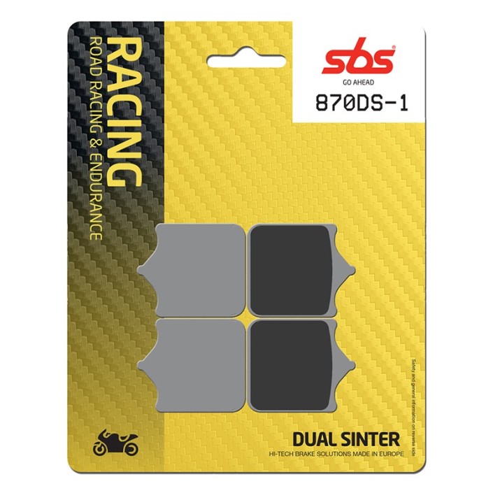 SBS - placute frana 870DS-1 - Racing [Dual Sinter]