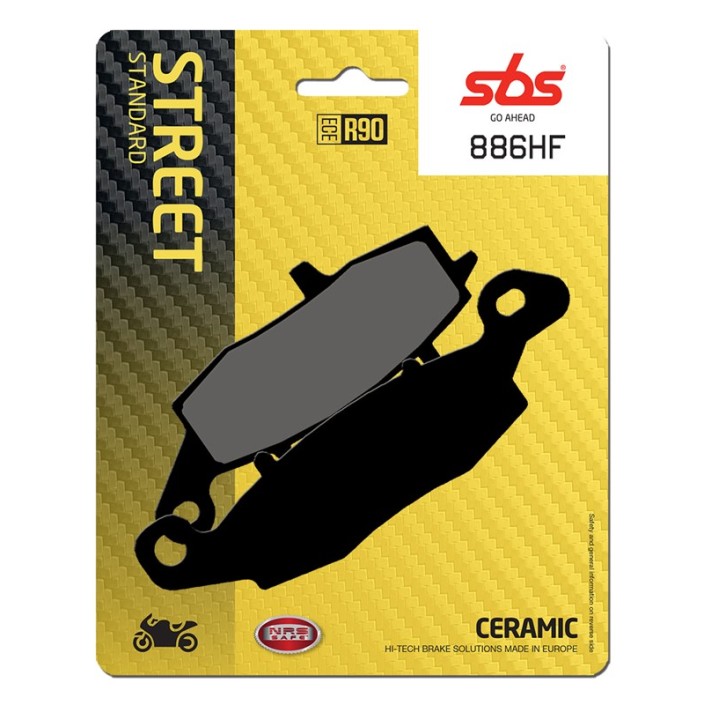 SBS - placute frana 886HF - Street [Ceramic]