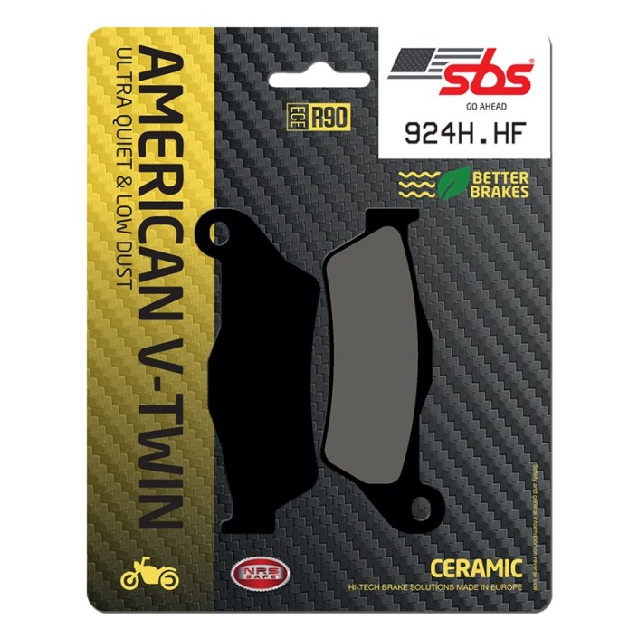 SBS - placute frana 924H.HF - American V-Twin [Ceramic]