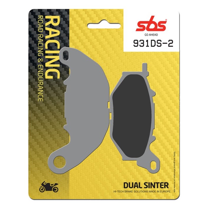 SBS - placute frana 931DS-2 - Racing [Dual Sinter]