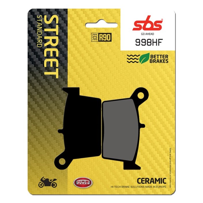 SBS - placute frana 998HF - Street [Ceramic]